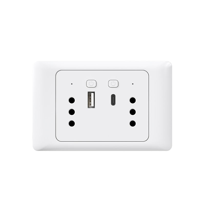 TOMA CORRIENTE INTELIGENTE DOBLE + USB 3.0 + ENTRADA TIPO C - 3