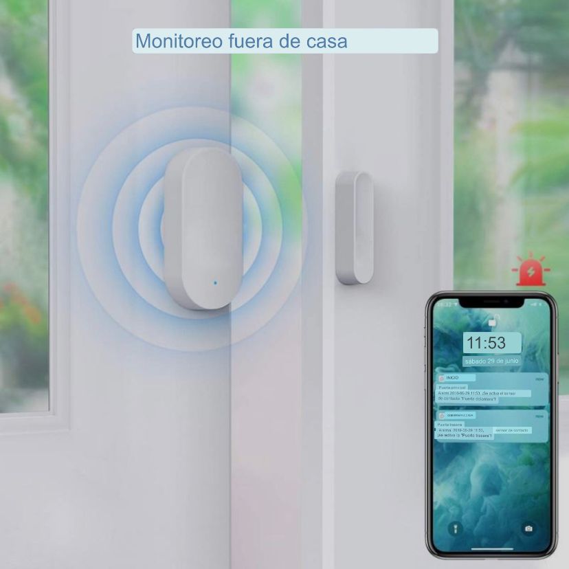 SENSOR PARA PUERTAS Y VENTANAS ZIGBEE - 7