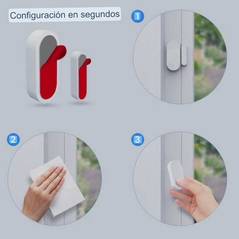 SENSOR PARA PUERTAS Y VENTANAS ZIGBEE - 8