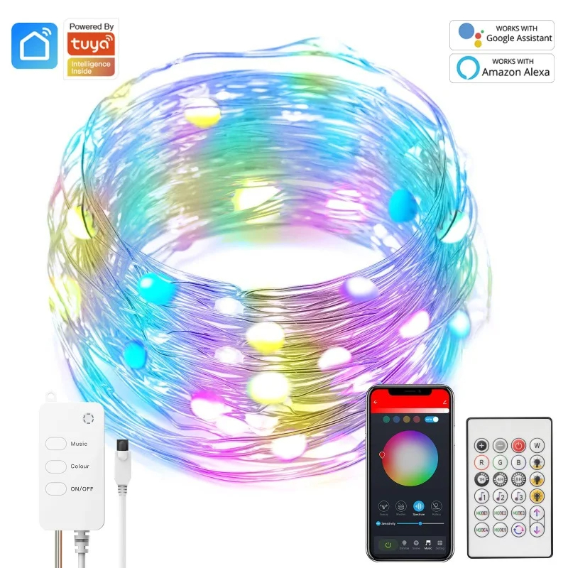 GUIRNALDA DE LUCES LED DECORATIVA INTELIGENTE WI-FI - 2