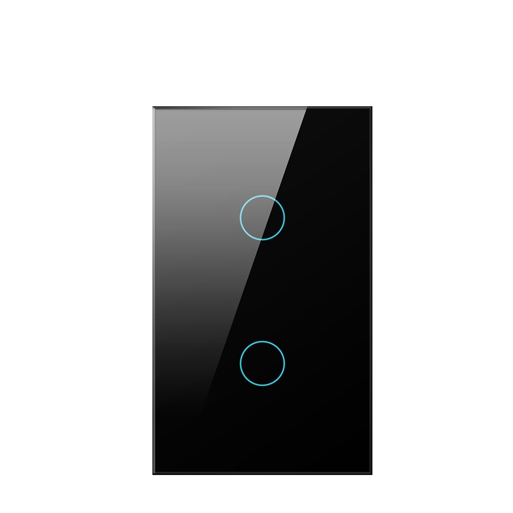INTERRUPTOR INTELIGENTE DOMUSMART NEGRO 2 CANALES - 2