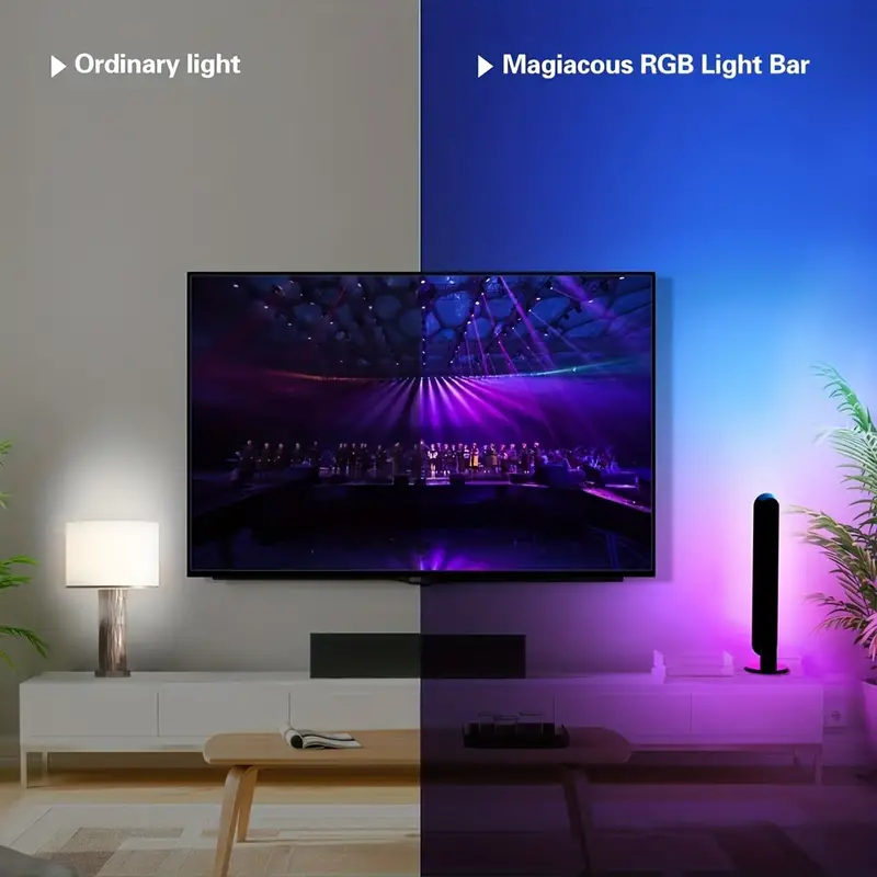 BARRAS LED RGBIC INTELIGENTES WI-FI GAMER - 5