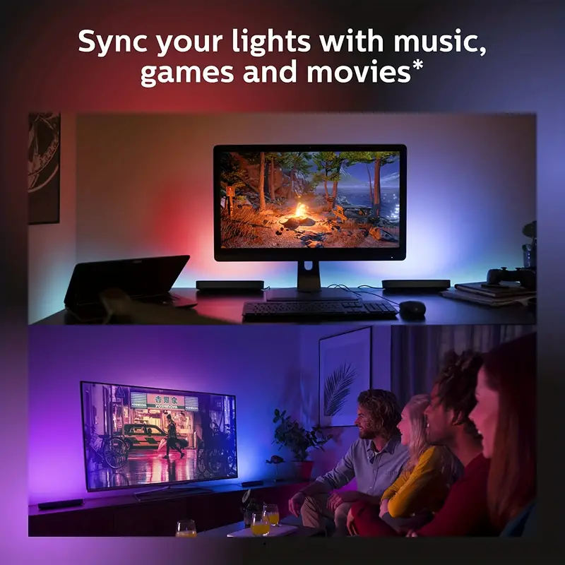 BARRAS LED RGBIC INTELIGENTES WI-FI GAMER - 6