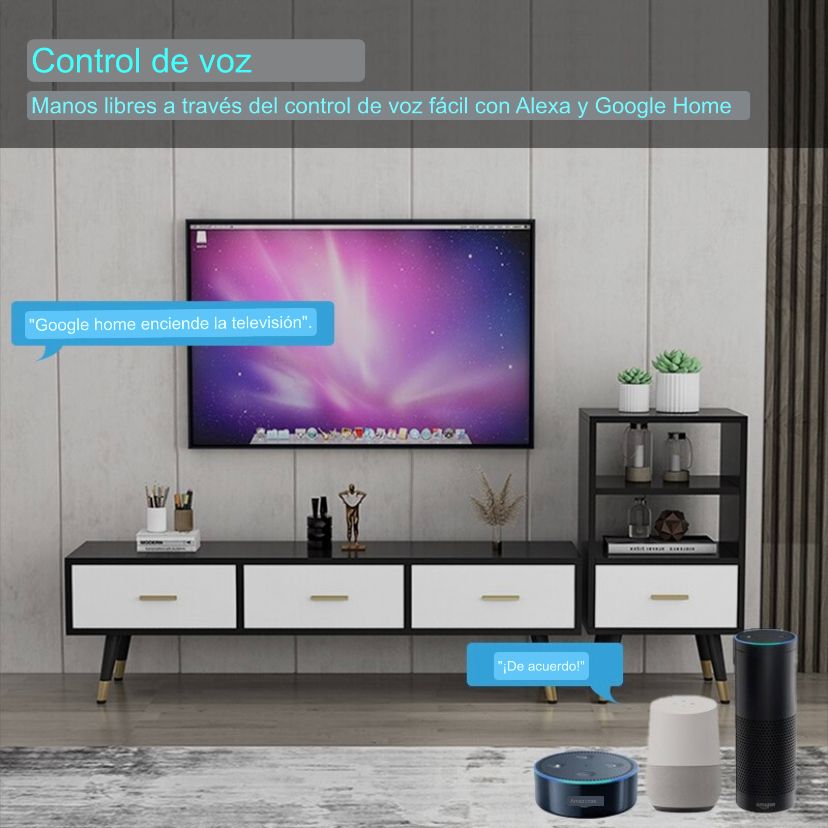 CONTROL REMOTO UNIVERSAL TUYA SMARTLIFE BLANCO REDONDO - 5