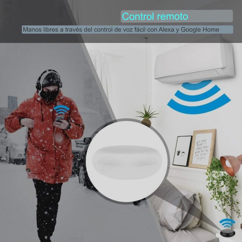 CONTROL REMOTO UNIVERSAL TUYA SMARTLIFE BLANCO REDONDO - 6