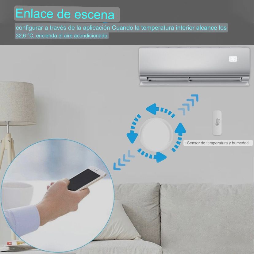 CONTROL REMOTO UNIVERSAL TUYA SMARTLIFE BLANCO REDONDO - 7