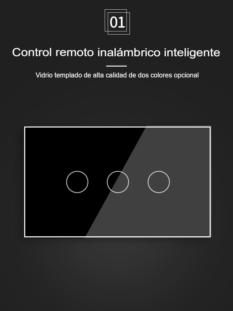 INTERRUPTOR INTELIGENTE DOMUSMART NEGRO 1 CANAL - 6