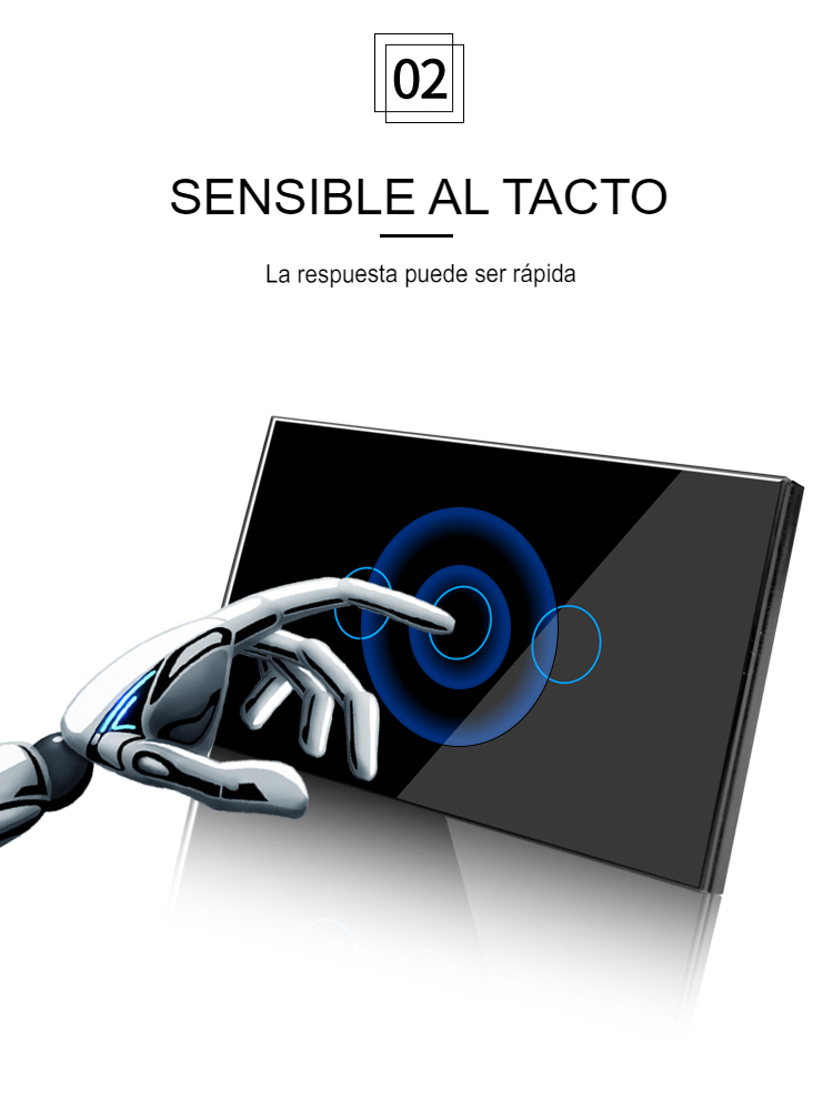 INTERRUPTOR INTELIGENTE DOMUSMART NEGRO 1 CANAL - 7