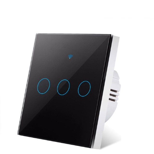INTERRUPTOR INTELIGENTE SMARTLIFE 3 CANALES NEGRO - 2