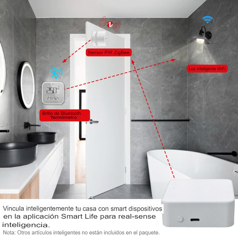 PUERTA DE ENLACE ZIGBEE Y SMARTLIFE - 7