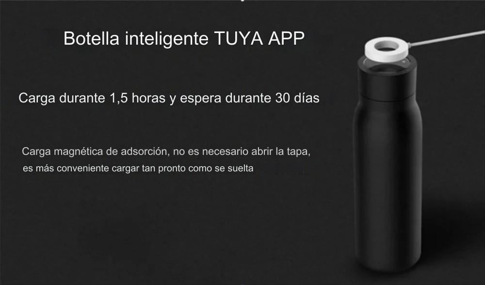 BOTELLA INTELIGENTESMARTLIFE TUYA CON BLUETOOTH DE 600 ML - 6
