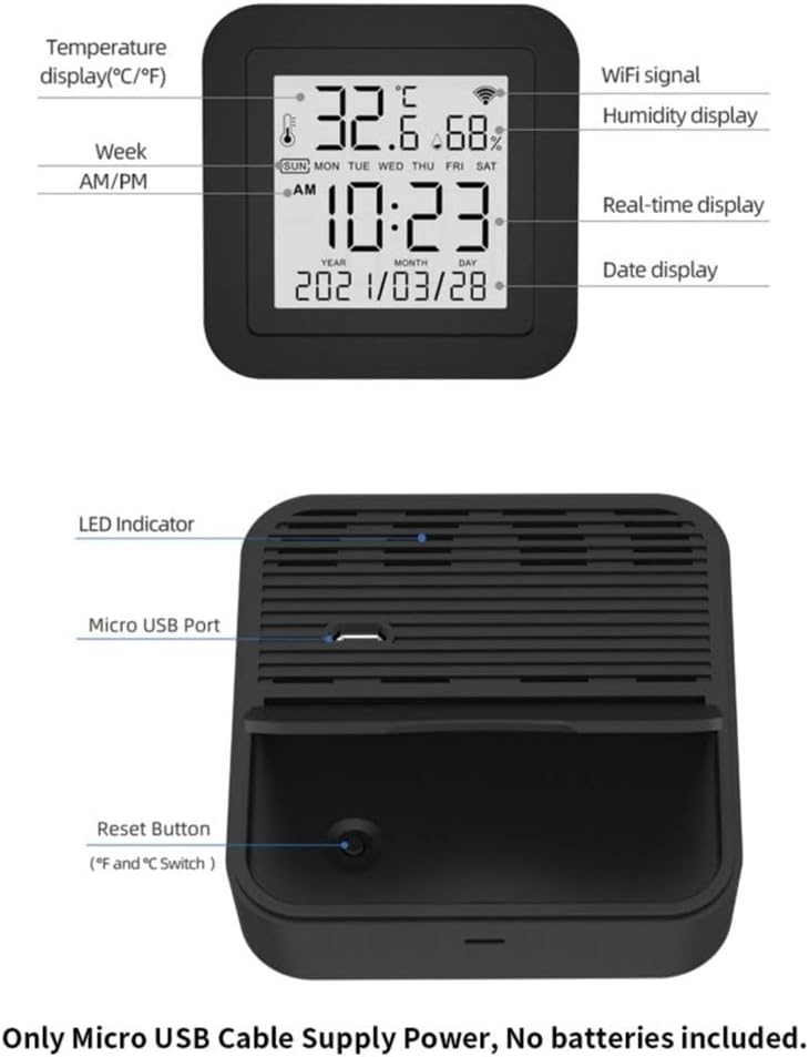 CONTROL REMOTO WI-FI SENSOR TEMPERATURA HUMEDAD - 8