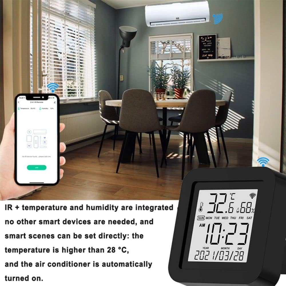 CONTROL REMOTO WI-FI SENSOR TEMPERATURA HUMEDAD - 9
