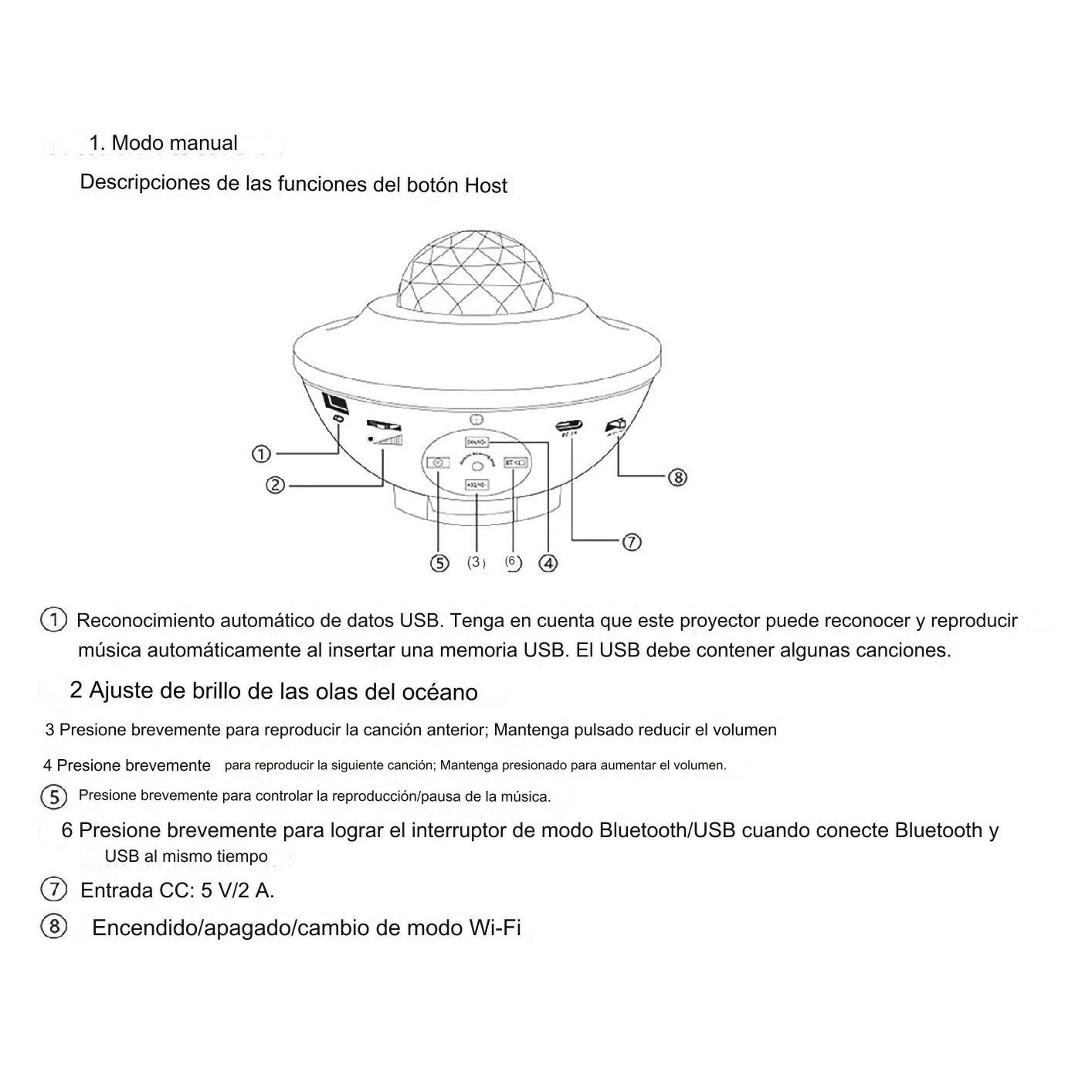PROYECTOR DE GALAXIAS INTELIGENTE WI-FI - 8