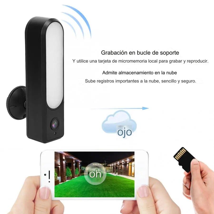 CÁMARA EXTERIOR FIJA CON FOCO WI-FI - 8