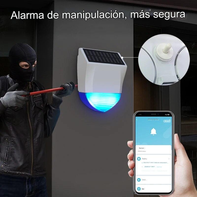 SIRENA WI-FI CON PANEL SOLAR  - 5