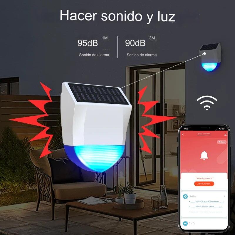 SIRENA WI-FI CON PANEL SOLAR  - 7