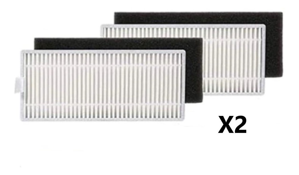 Set Ricambi Per Eufy Robovac 11S/15C/30C: Filtri HEPA, Spazzole Laterali E Rullo (8 Pezzi)