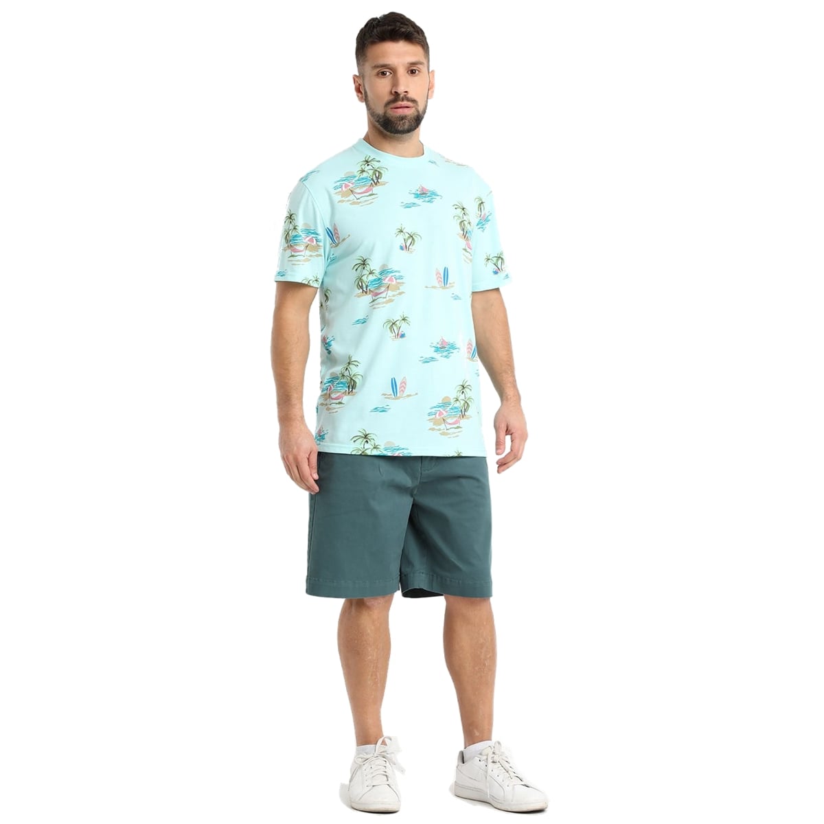 POLERA HOMBRE JERSEY PRINT MANGA CORTA - KOTTING - 4