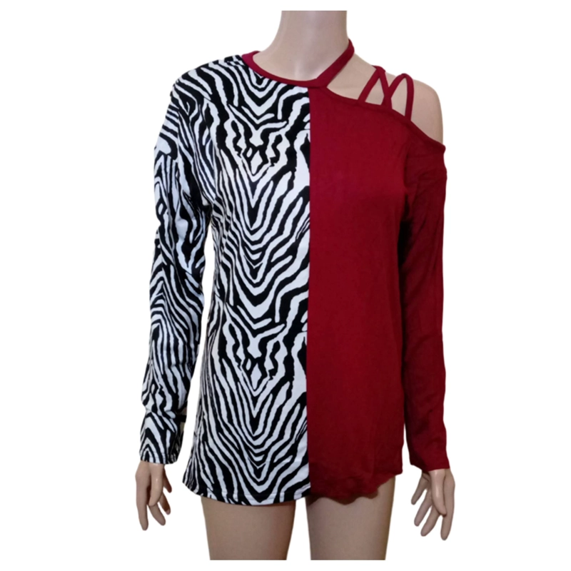 POLERA ASIME TRICA PRINT MUJER - 1