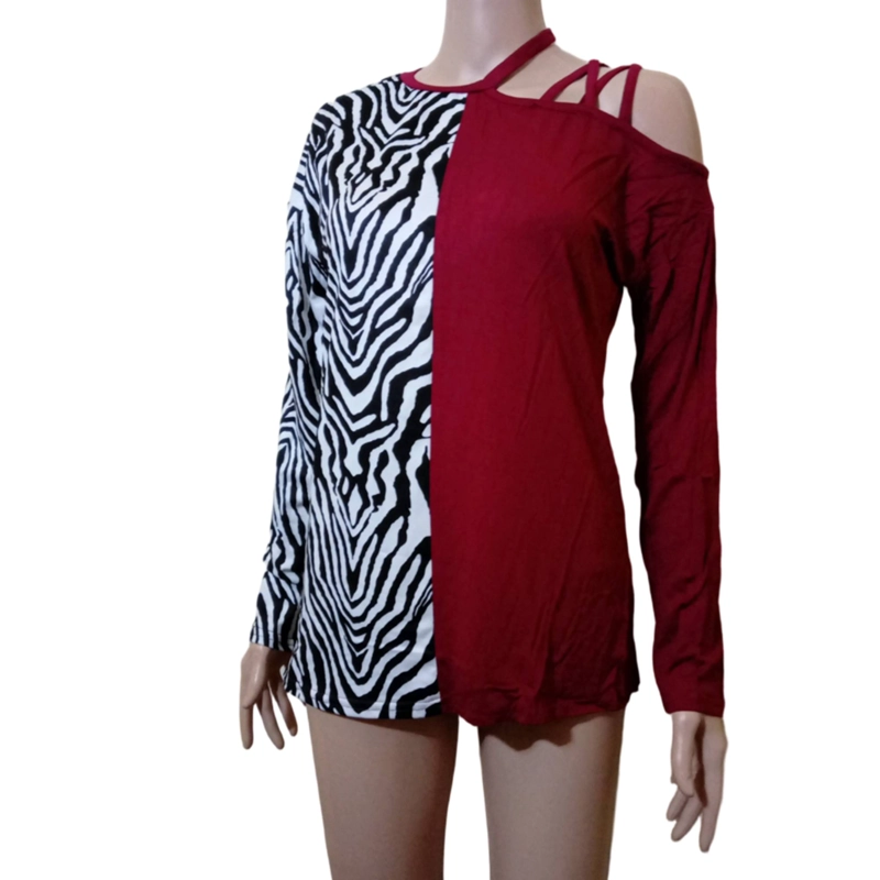 POLERA ASIME TRICA PRINT MUJER - 2
