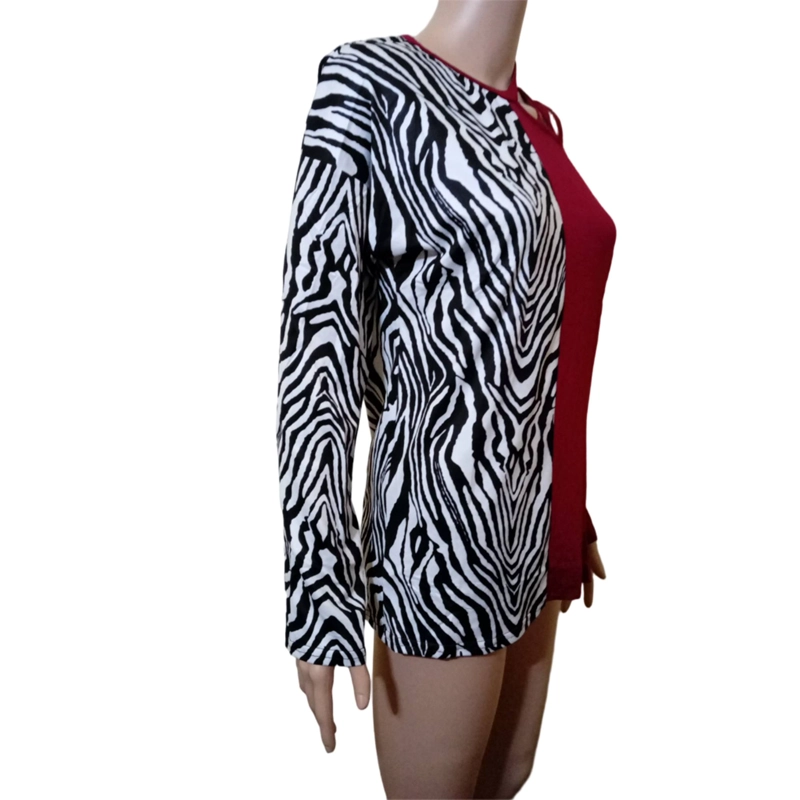 POLERA ASIME TRICA PRINT MUJER - 4