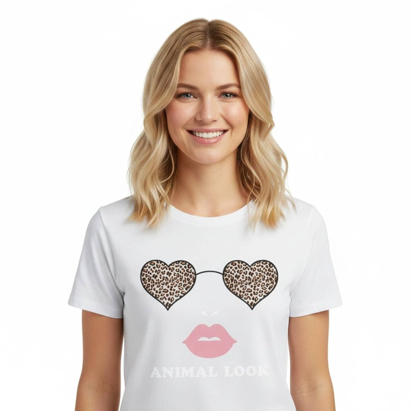 POLERA DE MUJER CON ESTAMPADO - 1