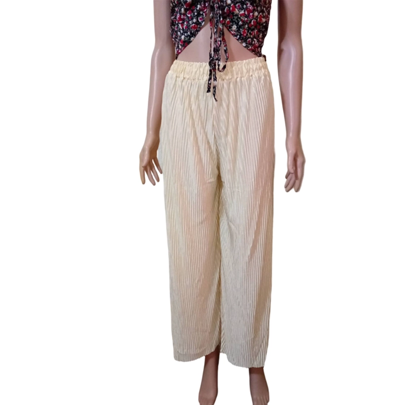 PANTALON PALAZZO ACANALADO - 2
