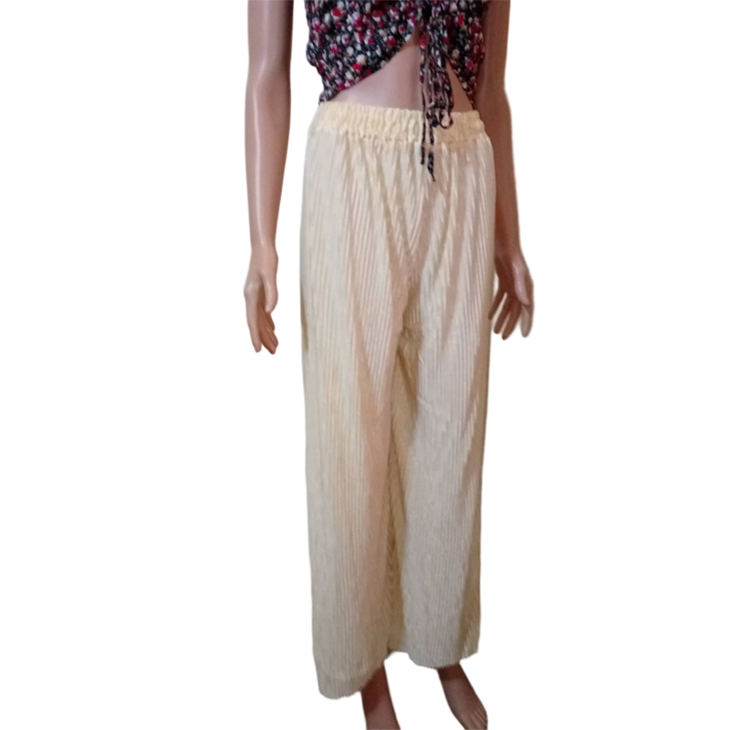 PANTALON PALAZZO ACANALADO - 4