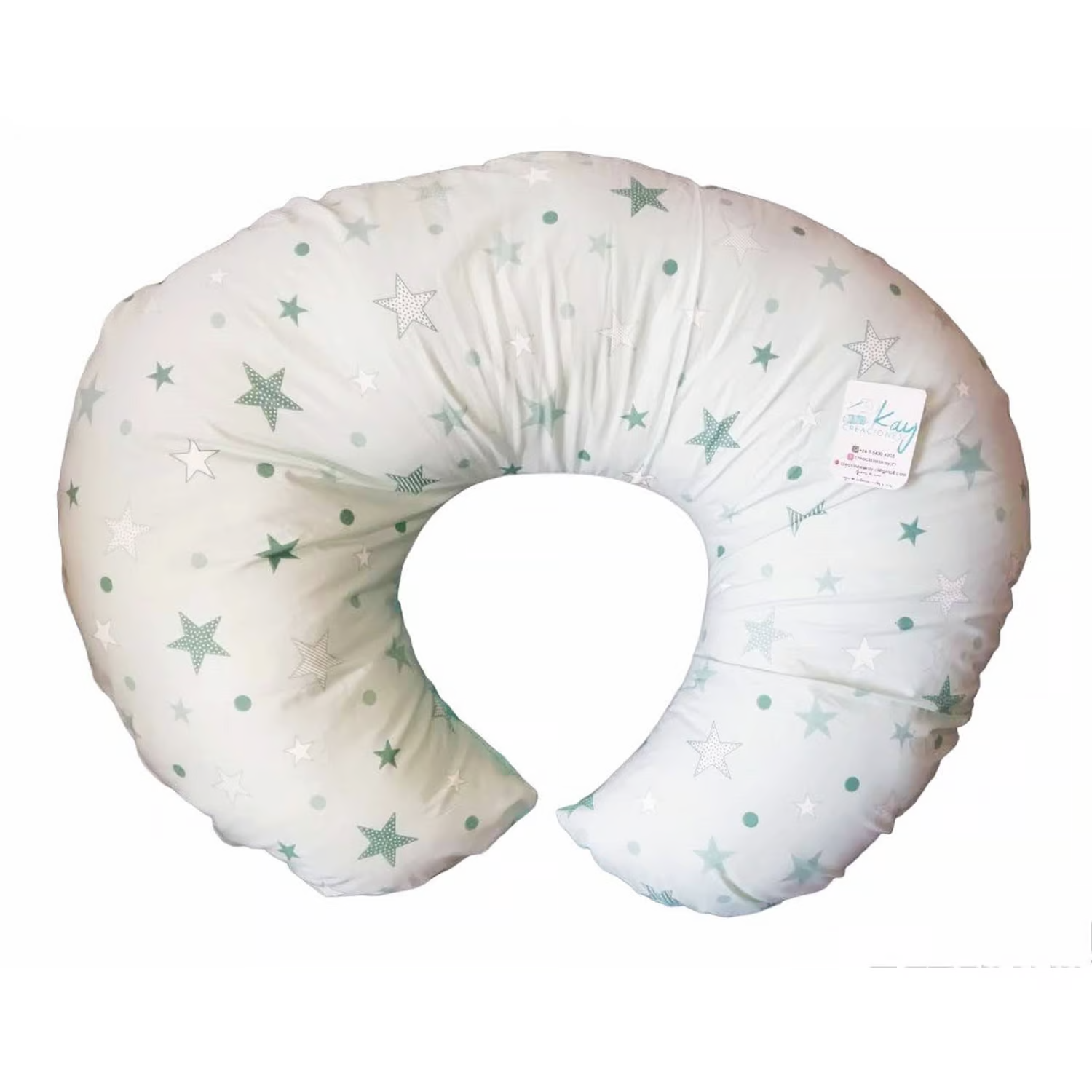 Cojín De Lactancia Con Funda - Suave, Transpirable, Tamaño 52x48 Cm - Ideal Para Madres Y Bebés