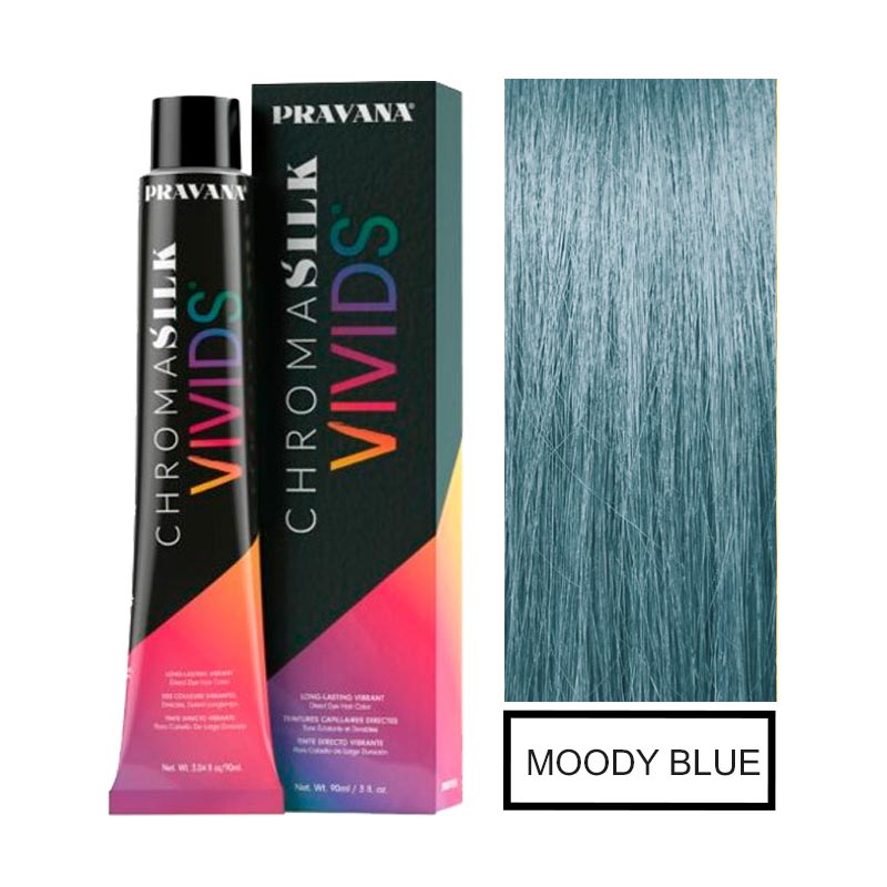TINTURA PRAVANA FANTASÍA SEMIPERMANENTE VIVIDS MOODY BLUE 90 ML - 1