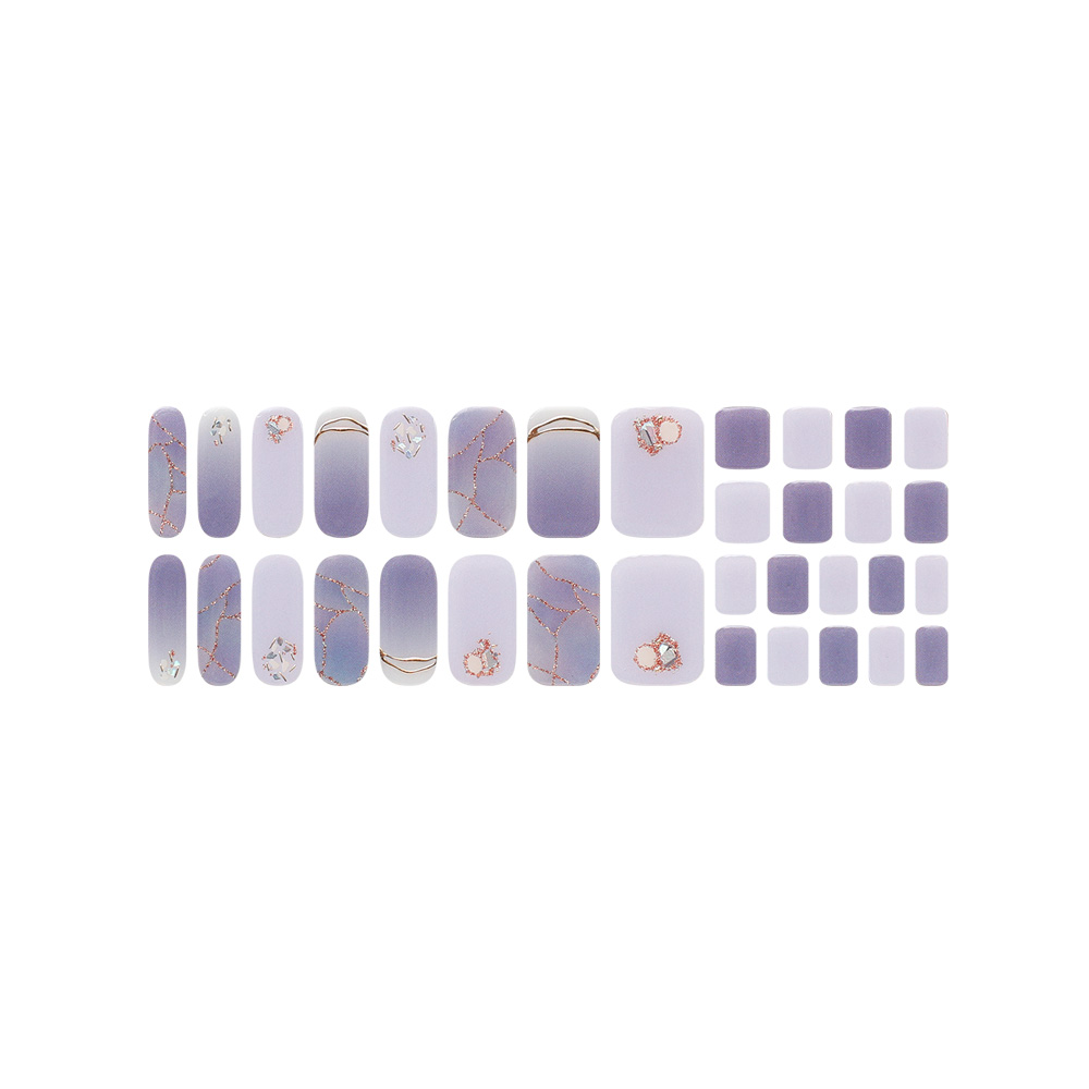 UÑAS STICKER TIOLLA EFECTO GEL VIOLET MOOD - 2
