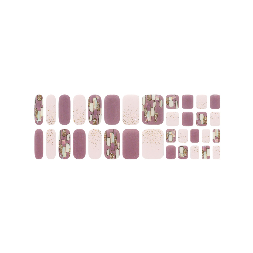 UÑAS STICKER TIOLLA EFECTO GEL MOSAIC ART - 2
