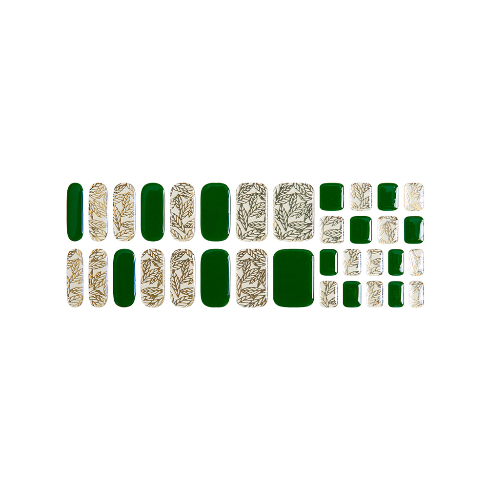 UÑAS STICKER TIOLLA EFECTO GEL GOLD LEAF - 2