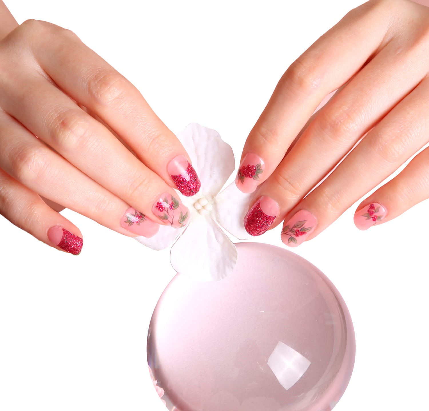 UÑAS STICKER TIOLLA EFECTO GEL PLUM FRUIT - 1