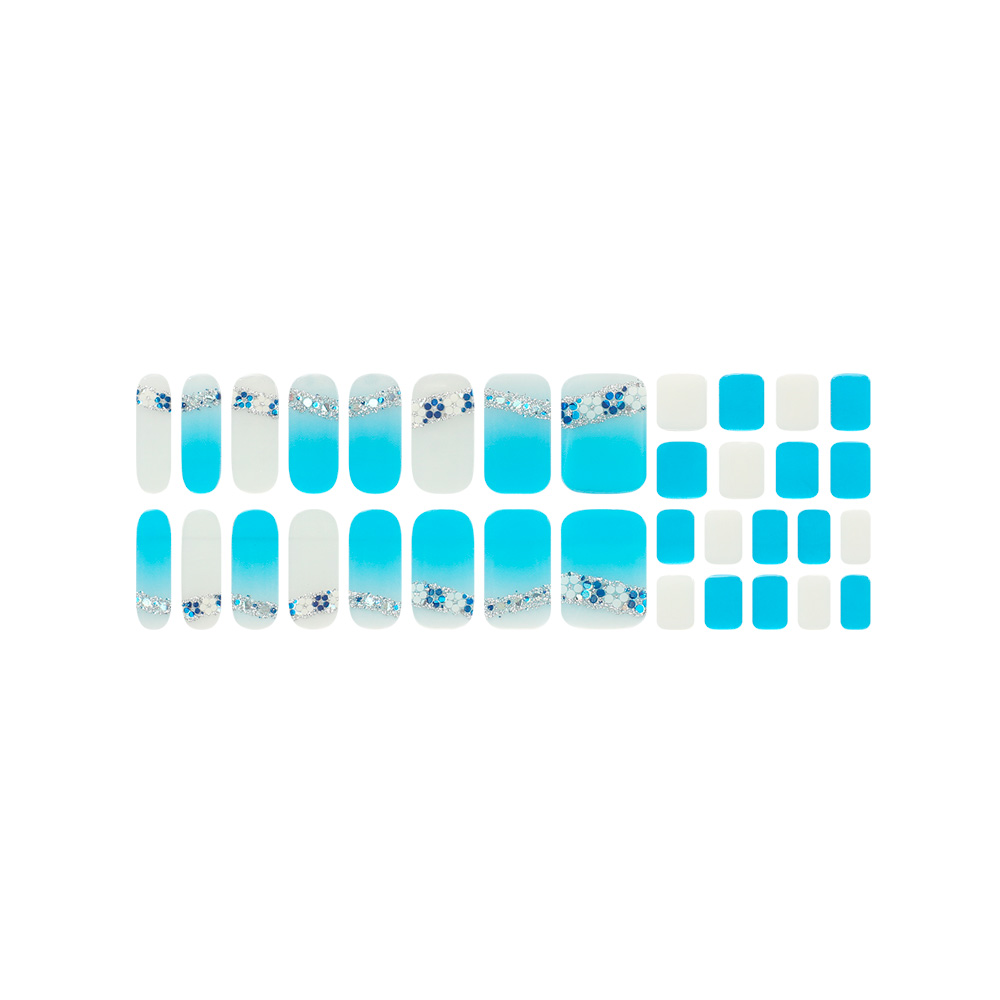 UÑAS STICKER TIOLLA EFECTO GEL VACATION FLOWER - 2