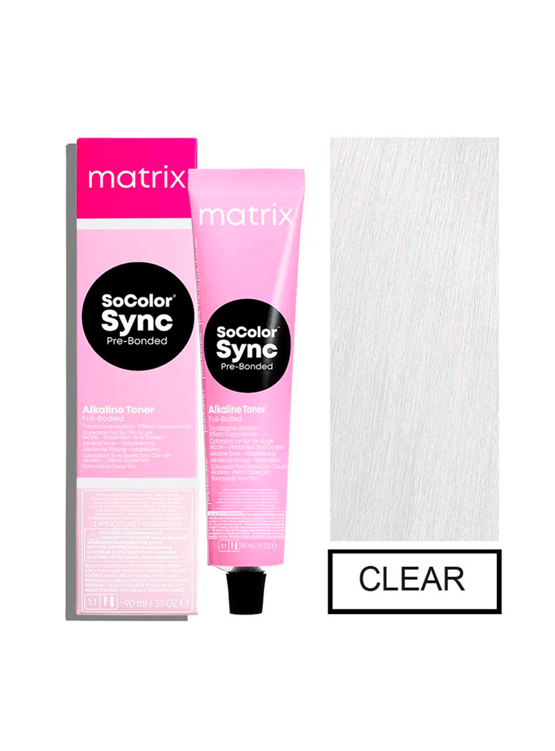 TINTURA MATRIX SOCOLOR SYNC TONO SOBRE TONO SIN AMONÍACO CLARO 90 ML+OXIDANTE - 1