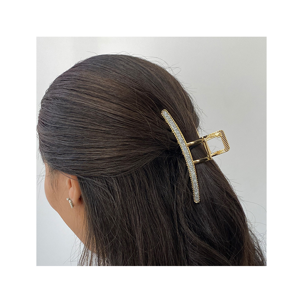 TRABA ACERO BESTY METÁLICA BRILLANTE GARRA TIBURÓN CABELLO PLATEADO - 2