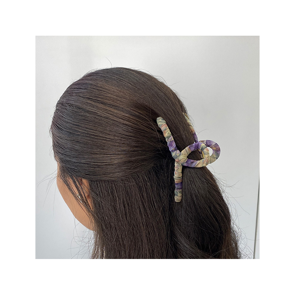 TRABA ACERO BESTY METÁLICA GARRA TIBURÓN PARA CABELLO INFINITY LILA - 2