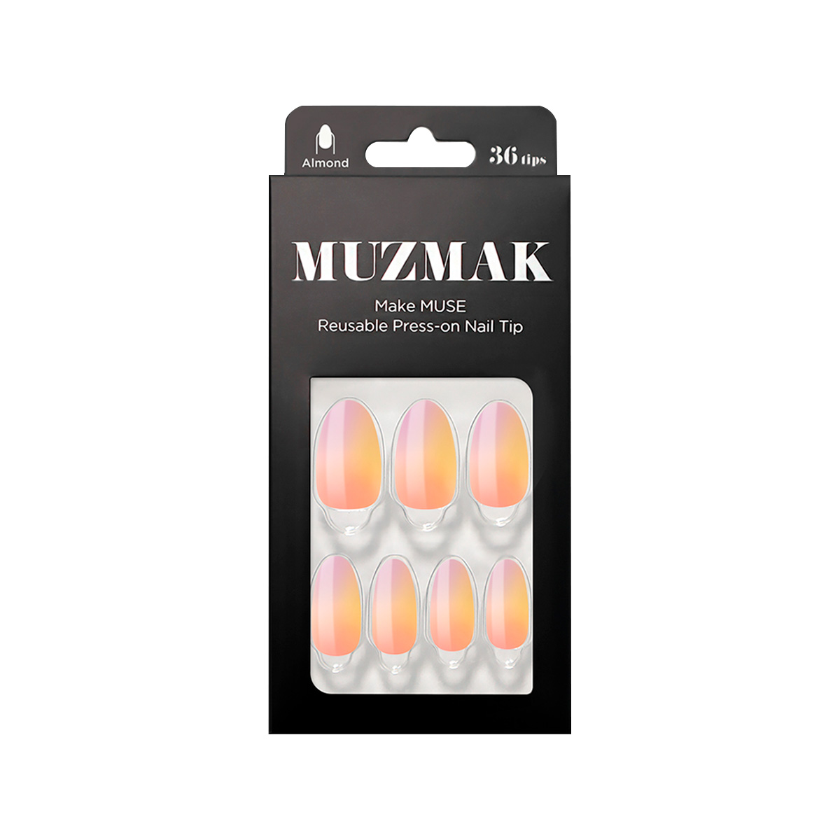 UÑAS POSTIZAS MUZMAK PRESS ON DREAMING ALMOND 36 UND - 1