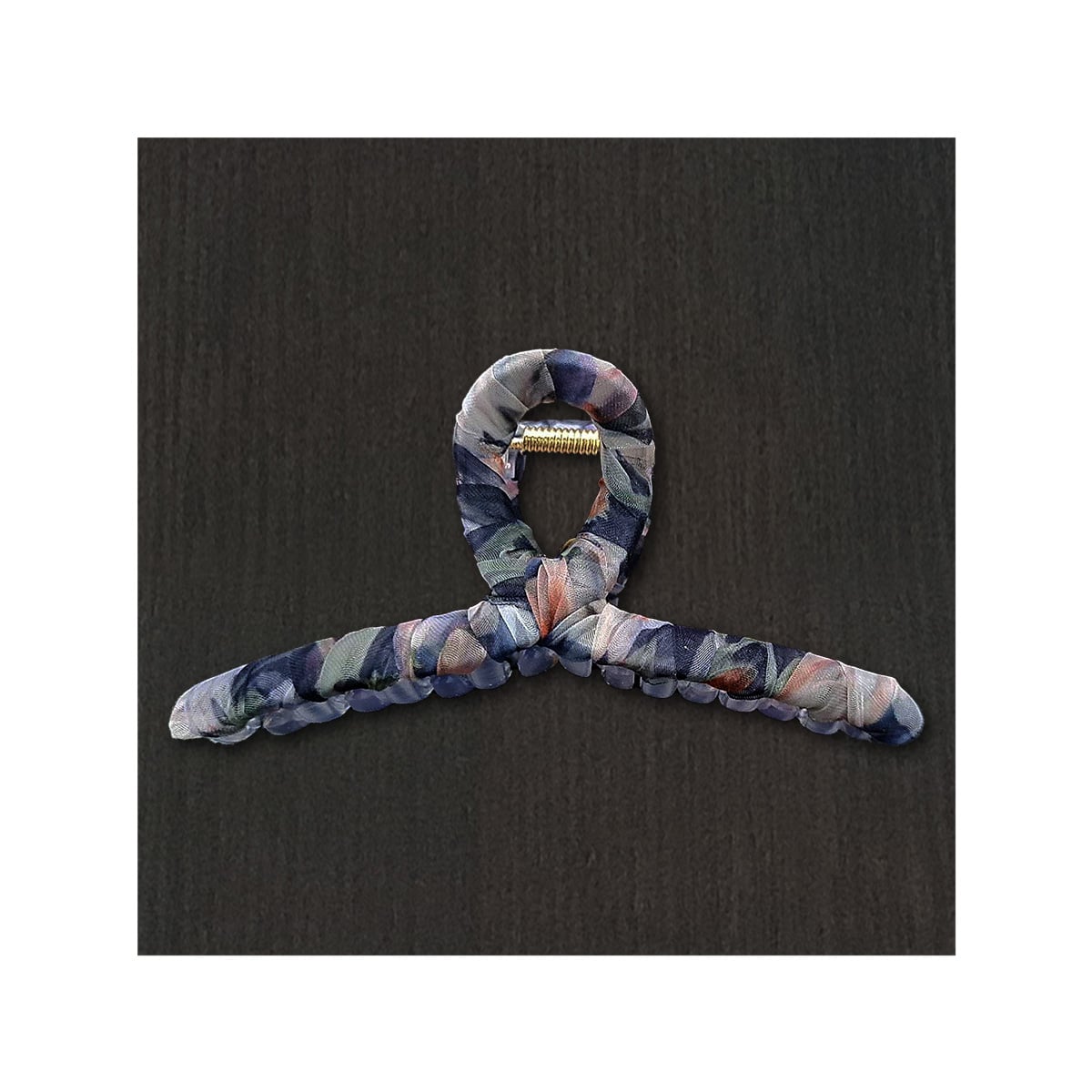 TRABA ACERO BESTY METÁLICA GARRA TIBURÓN PARA CABELLO INFINITY AZUL ARMADA - 1