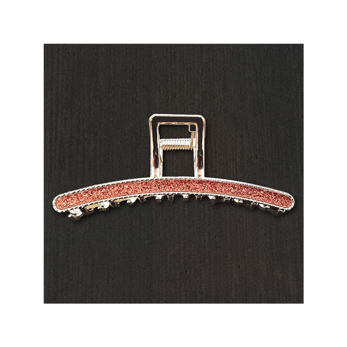 TRABA ACERO BESTY METÁLICA GARRA TIBURÓN CABELLO BRILLO INTENSO COBRE - 1