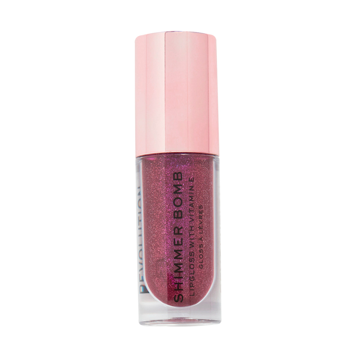BRILLO LABIAL MAKEUP REVOLUTION VOLUMINIZADOR BRILLANTE SHIMMER BOMB 4.6 ML DAYDREAM PINK - 1