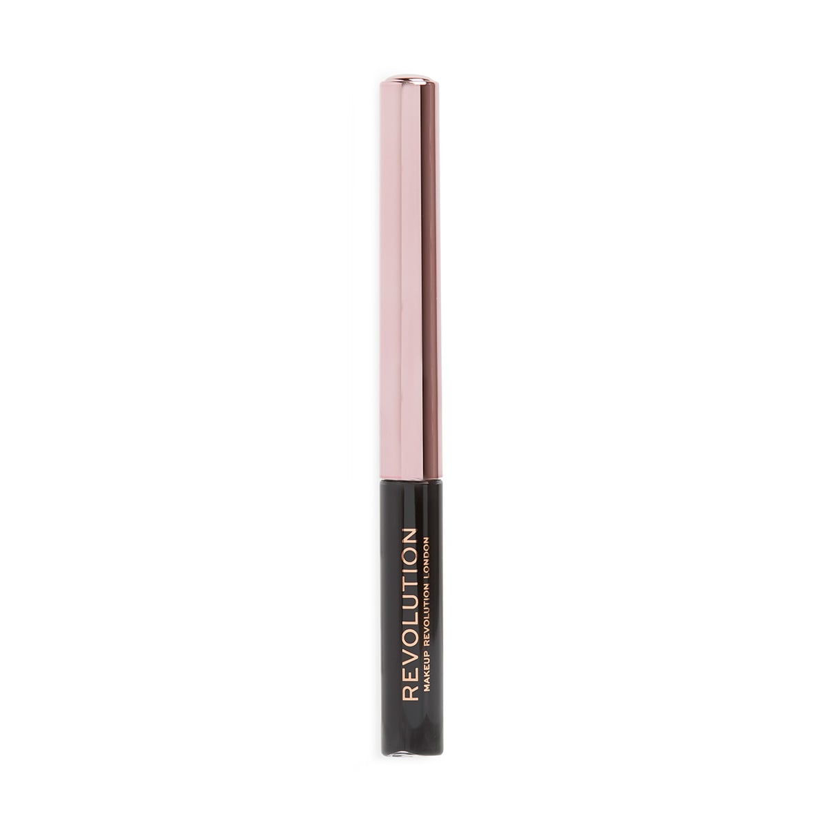 DELINEADOR MAKEUP REVOLUTION LÍQUIDO SUPER FLICK 2.4 ML BLACK NEGRO - 1