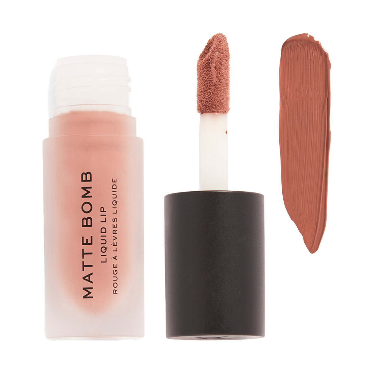 LABIAL MAKEUP REVOLUTION LÍQUIDO MATTE BOMB 4.6 ML DELICATE - 1