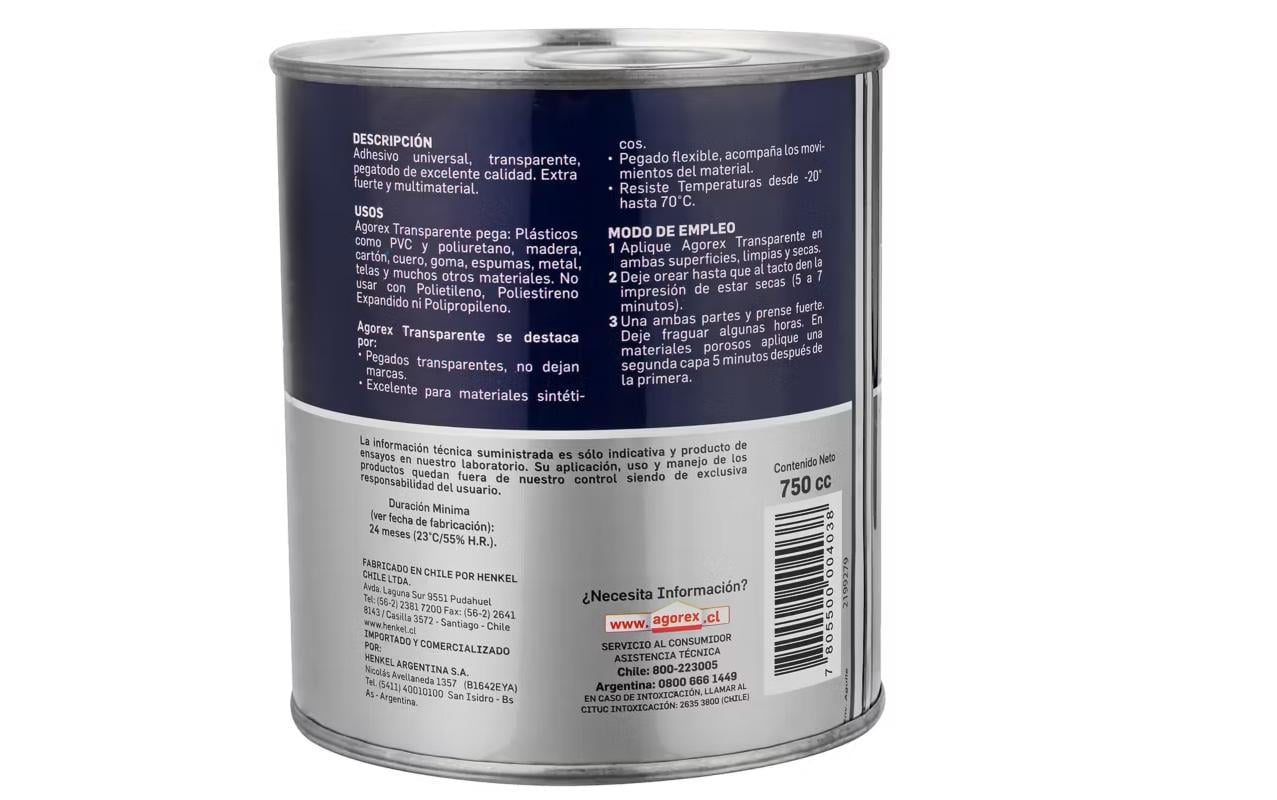 AGOREX TRANSPARENTE 750CC - 2