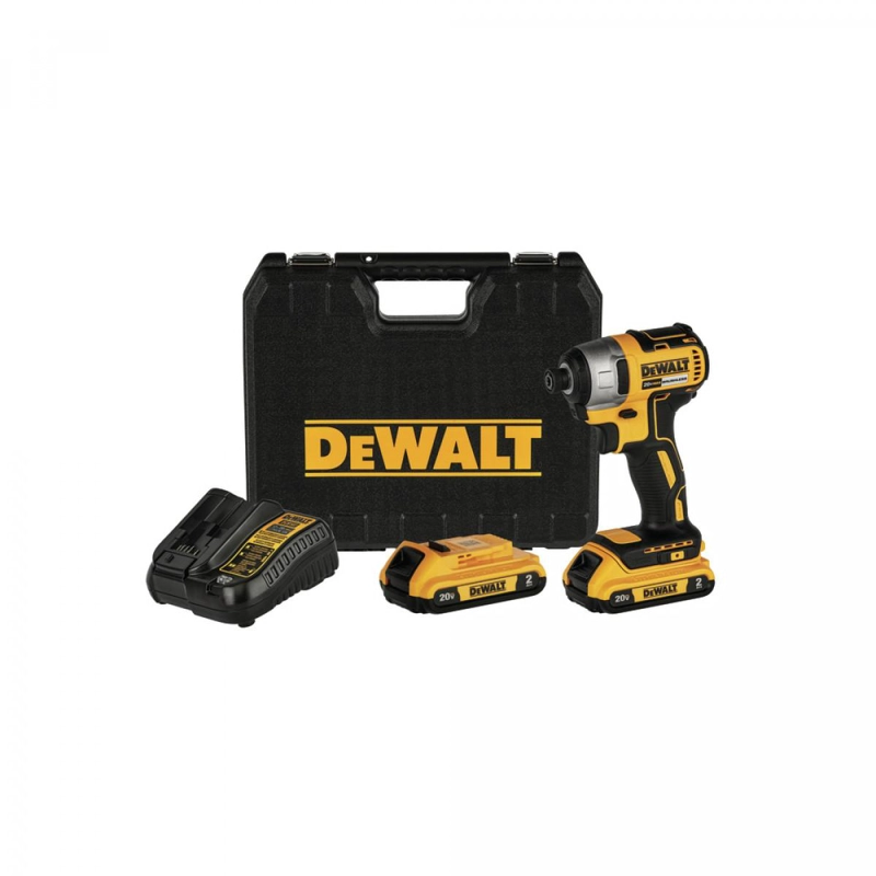 ATORNILLADOR IMPACTO DEWALT DCF7871D2-B2 6.35MM 20V + 2 BAT 1.5 AH + CARG - 1