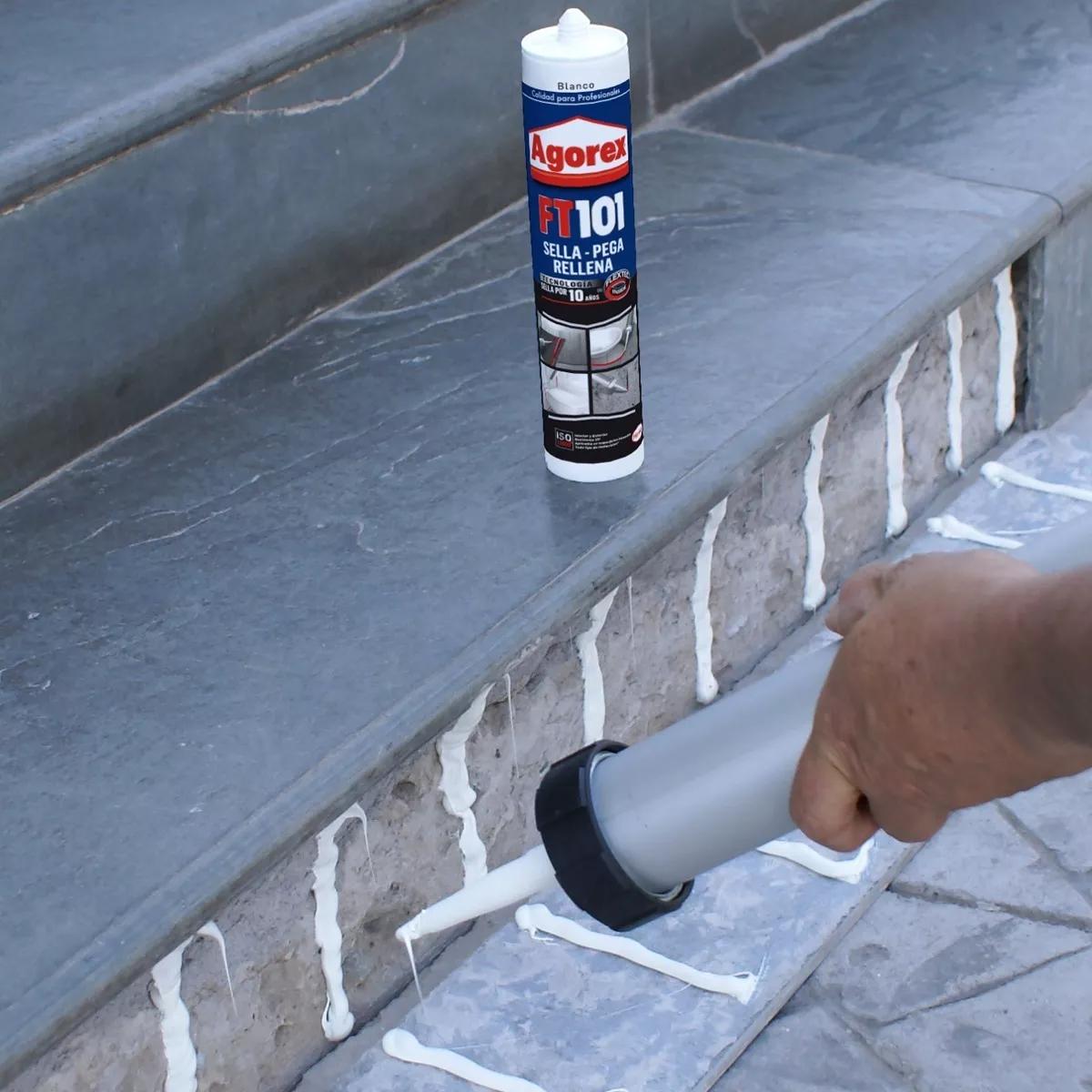 ADHESIVO HENKEL ADHESIVES AGOREX FT 101 ELASTICO PROFESIONAL GRIS 300ML - 5