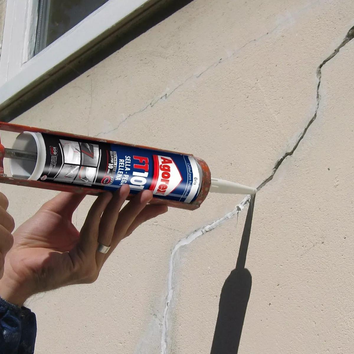 ADHESIVO HENKEL ADHESIVES AGOREX FT 101 ELASTICO PROFESIONAL GRIS 300ML - 6