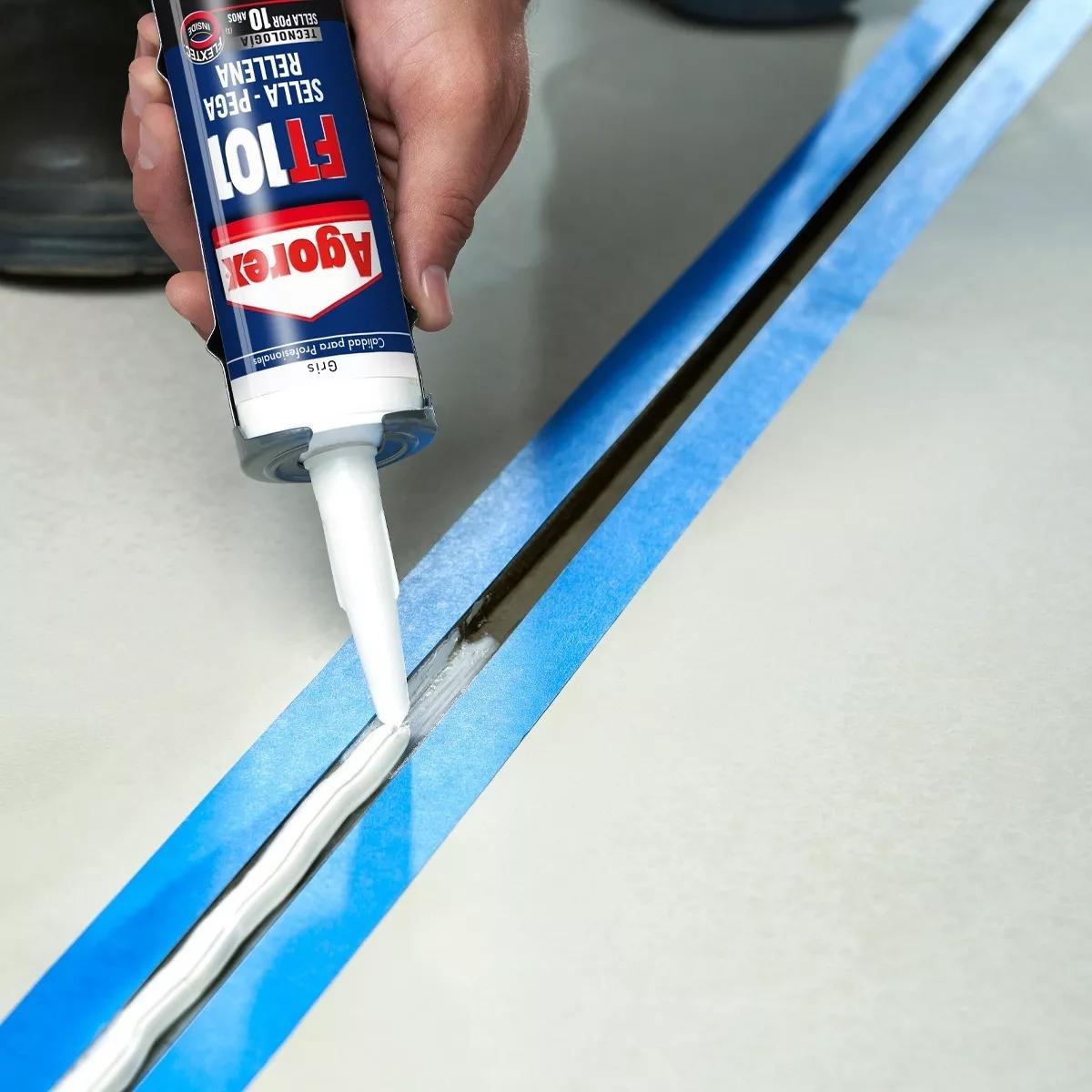 ADHESIVO HENKEL ADHESIVES AGOREX FT 101 ELASTICO PROFESIONAL GRIS 300ML - 7